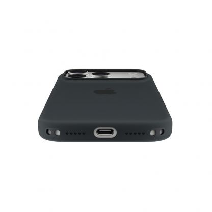 Оригинален силиконов кейс с MagSafe за iPhone 17 Pro - Apple iPhone Silicone Case with MagSafe (черен) 5