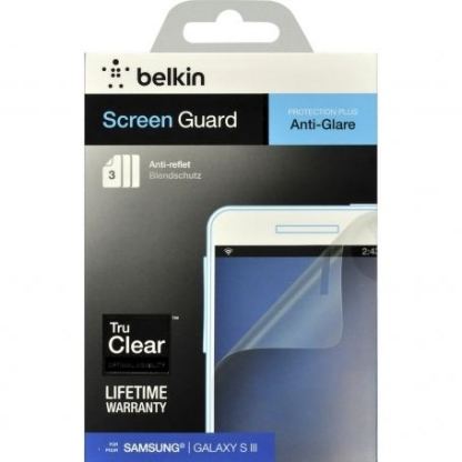 Belkin Screen Guard Antiglare - матово защитно покритие за Samsung Galaxy S3 (три броя) 3