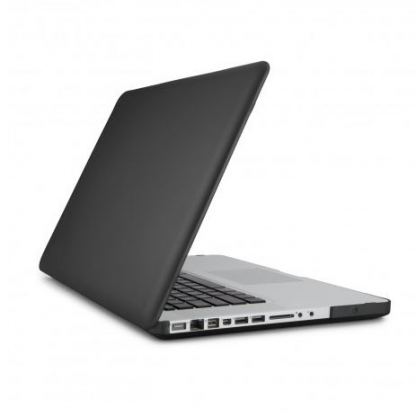 Speck SeeThru SATIN Case - поликарбонатов кейс за MacBook Pro 17 инча (черен) 2