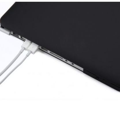 Speck SeeThru SATIN Case - поликарбонатов кейс за MacBook Pro 17 инча (черен) 3