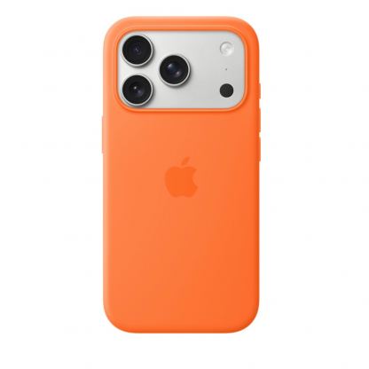 Оригинален силиконов кейс с MagSafe за iPhone 17 Pro - Apple iPhone Silicone Case with MagSafe (оранжев) 2