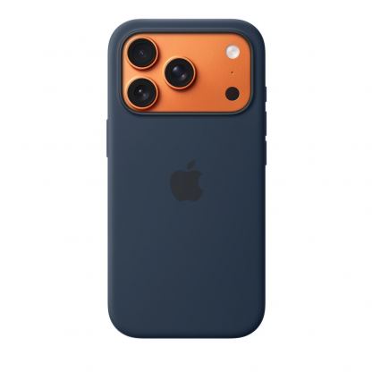 Оригинален силиконов кейс с MagSafe за iPhone 17 Pro - Apple iPhone Silicone Case with MagSafe (тъмносин) 2