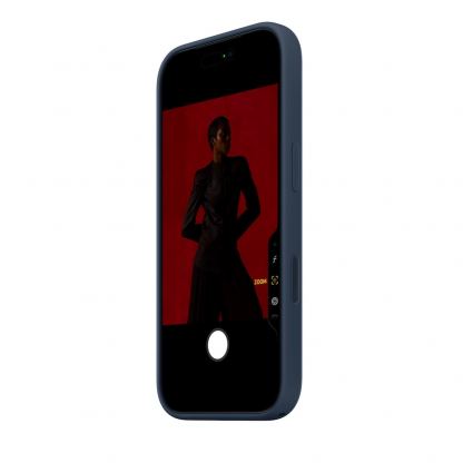 Оригинален силиконов кейс с MagSafe за iPhone 17 Pro - Apple iPhone Silicone Case with MagSafe (тъмносин) 4