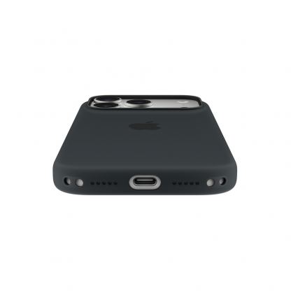 Оригинален силиконов кейс с MagSafe за iPhone 17 Pro - Apple iPhone Silicone Case with MagSafe (тъмносин) 5