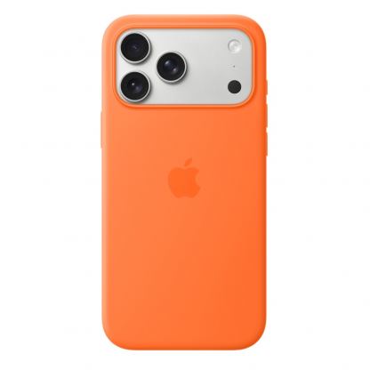 Оригинален силиконов кейс с MagSafe за iPhone 17 Pro Max - Apple iPhone Silicone Case with MagSafe (оранжев) 3