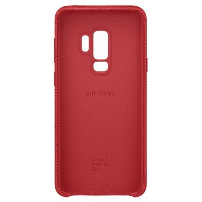 Samsung Hyperknit Cover Fabric EF-GG965FR - текстилен оригинален кейс за Samsung Galaxy S9 Plus (червен) 2