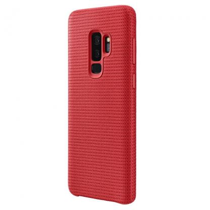 Samsung Hyperknit Cover Fabric EF-GG965FR - текстилен оригинален кейс за Samsung Galaxy S9 Plus (червен) 3