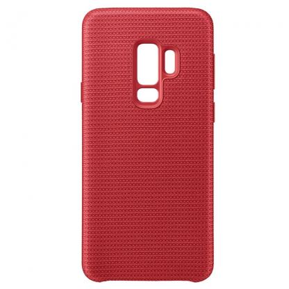 Samsung Hyperknit Cover Fabric EF-GG965FR - текстилен оригинален кейс за Samsung Galaxy S9 Plus (червен) 4