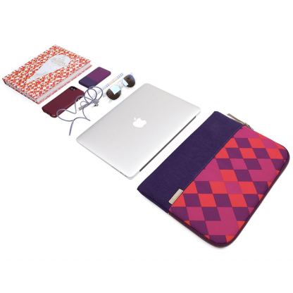STM Grace Sleeve - дизайнерски неопренов калъф за лаптопи до 15 инча и MacBook Pro 15 (лилав) 4