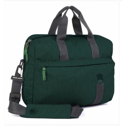 STM Judge Laptop Brief - дизайнерска чанта с дръжки за MacBook и преносими компютри до 15.4 инча (зелен) 3