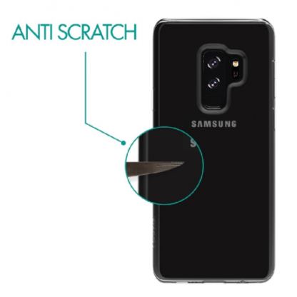 Skech Crystal Case - силиконов TPU калъф за Samsung Galaxy S9 plus (прозрачен) 3