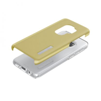 Incipio Dual Pro Case - удароустойчив хибриден кейс за Samsung Galaxy S9 Plus (златист) 4