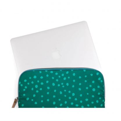 STM Grace Sleeve - дизайнерски неопренов калъф за MacBook Pro 15 и лаптопи до 15 инча (син-зелен) 3