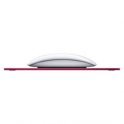 Elago Aluminum Mouse Pad - дизайнерски алуминиев пад за мишка (розов) 2