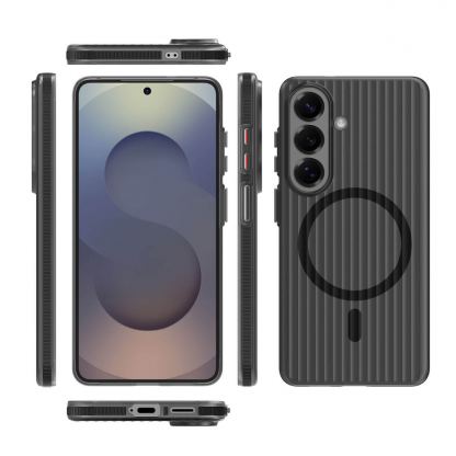 Поликарбонатов кейс с Qi2 за Samsung Galaxy S26 - 4smarts Aero Magnetic Design Case (черен) 2