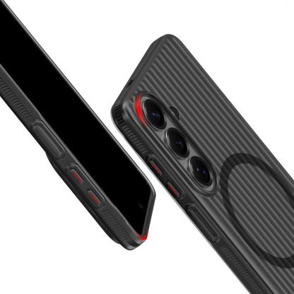 Поликарбонатов кейс с Qi2 за Samsung Galaxy S26 - 4smarts Aero Magnetic Design Case (черен) 6