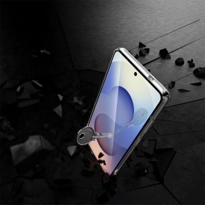 Тънък силиконов кейс и стъклено защитно покритие за дисплея на Samsung Galaxy S26 Ultra - 4smarts 360° Protection Set (прозрачен) 4