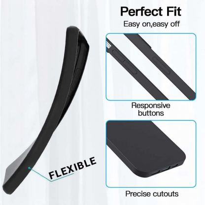 Силиконов (TPU) калъф за Samsung Galaxy S26 Edge - Back Case MATT (черен) 2
