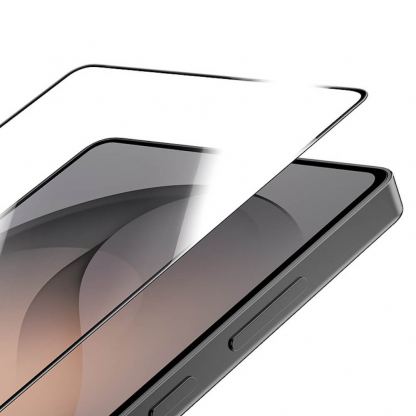Калено стъклено защитно покритие за дисплея на Samsung Galaxy S26 Plus - Benks Warrior AR Full Screen Tempered Glass (черен-прозрачен) 4