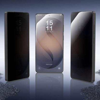 Стъклено защитно покритие с определен ъгъл на виждане за дисплея на Samsung Galaxy S26 - Benks Ultra Shield Privacy Tempered Glass (черен-прозрачен) 11