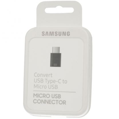 Samsung USB-C to microUSB Adapter 3pc. EE-GN930 - USB-C адаптер за устройства с USB-C порт (черен) 3
