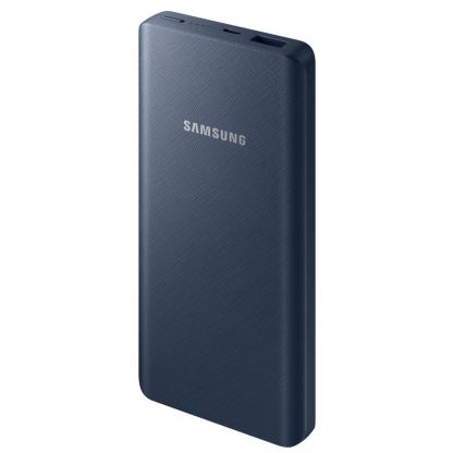 Samsung Universal Battery Pack EB-P3000CN, 10000mAh - външна батерия с MicroUSB кабел и USB-C адаптер за мобилни устройства (тъмносин) 2