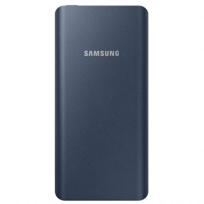 Samsung Universal Battery Pack EB-P3000CN, 10000mAh - външна батерия с MicroUSB кабел и USB-C адаптер за мобилни устройства (тъмносин) 3