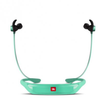 JBL Reflect Response Wireless Sport Headphones - безжични спортни слушалки с микрофон и управление на звука за iPhone, iPod и iPad и мобилни устройства (зелен) 3