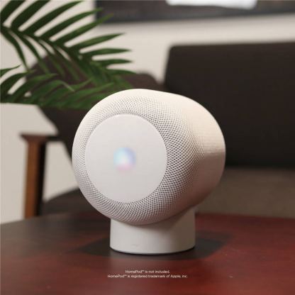 Elago HomePod Silicone Stand - силиконова поставка за Apple HomePod (бяла) 2