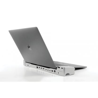 LandingZone Dock Pro 15 Touch Bar - мултифункционален хъб за зареждане и свързване на допълнителна периферия за MacBook Pro 15 Touch Bar (сив)