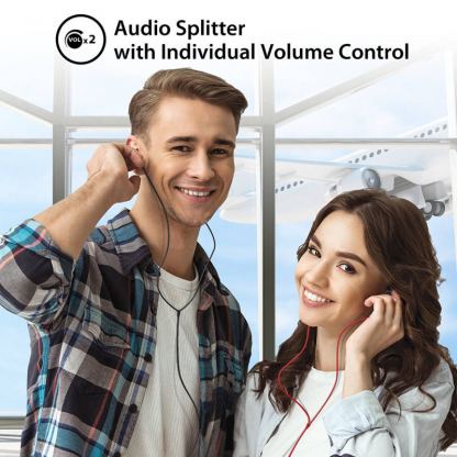 iLuv Bluetooth Audio Splitter - блутут рисийвър аудио адаптер за слушалки, MacBook и автомобилно стерео (черен) 6