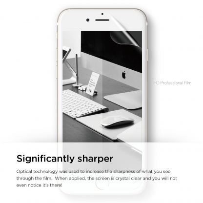 Elago HD Professional Film - качествено защитно покритие за дисплея на iPhone 8 Plus, iPhone 7 Plus, iPhone 6S Plus, iPhone 6 Plus (bulk) 2