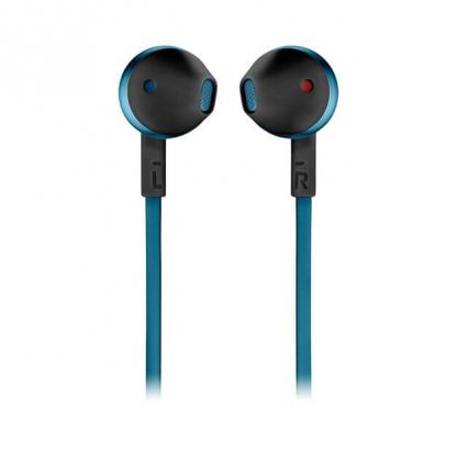 JBL Tune T205 Wireless Earbud Headphones - безжични слушалки с микрофон за мобилни устройства (черен-син) 4