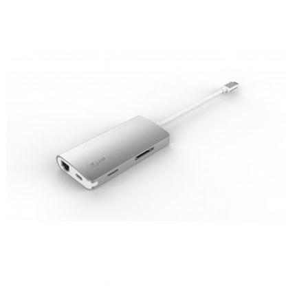 LMP USB-C mini Dock - мултифункционален хъб за свързване на допълнителна периферия за компютри с USB-C (сребрист) 2