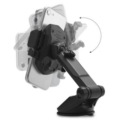 Spigen Kuel Car Mount Holder AP12T - разтегаема поставка за кола и гладки повърхности за смартфони до 14.7 см. ширина 3