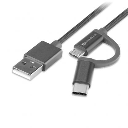 4smarts Travel Set Box - комплект аксесоари кабел, зарядно и поставка за мобилни устройства (черен) 5