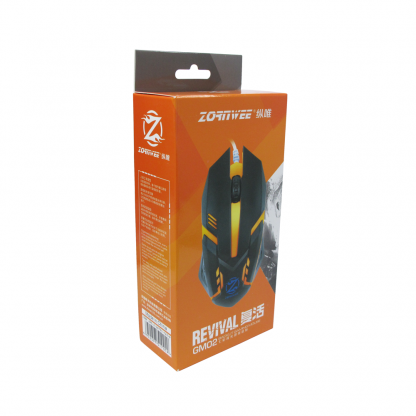 Геймърска мишка, ZornWee Revival GM-02, Оптична, Черен -  998 2