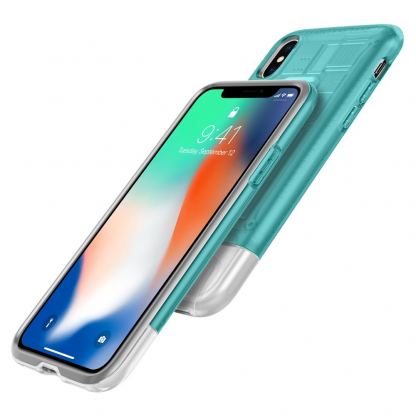 Spigen Classic C1 Case - лимитирана версия удароустойчив кейс за iPhone XS, iPhone X (прозрачен) 9