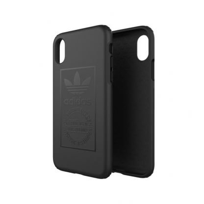 Adidas Originals Snap Case - удароустойчив хибриден кейс за iPhone XS, iPhone X (черен) 2