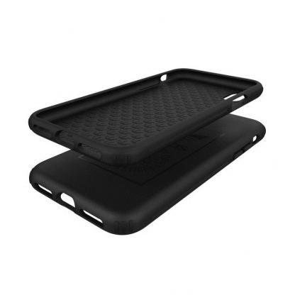 Adidas Originals Snap Case - удароустойчив хибриден кейс за iPhone XS, iPhone X (черен) 3