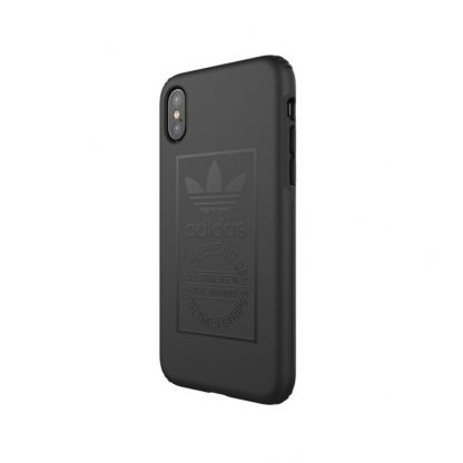 Adidas Originals Snap Case - удароустойчив хибриден кейс за iPhone XS, iPhone X (черен) 4