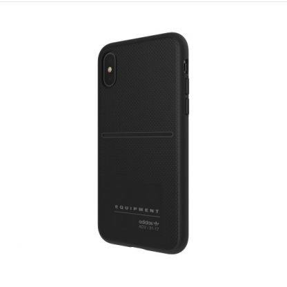 Adidas Originals EQT Moulded Case - текстилен кейс за iPhone XS, iPhone X (черен) 3