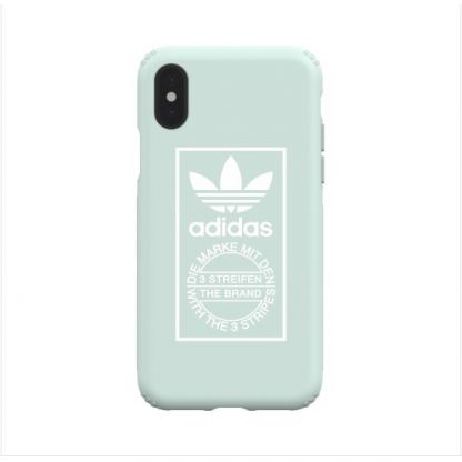 Adidas Originals Snap Case - удароустойчив хибриден кейс за iPhone XS, iPhone X (зелен) 3