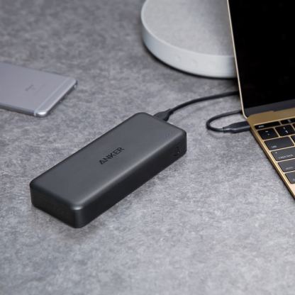 Anker PowerCore Elite 20000 mAh Power Bank с PowerIQ - преносима външна батерия с 3 USB изхода за зареждане и 2 microUSB входа за презареждане (черен) 7