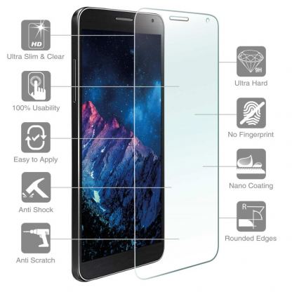4smarts Second Glass - калено стъклено защитно покритие за дисплея на Nokia 6 (2018) (прозрачен) 3