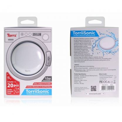 Torrii Sonic Portable Ultrasonic Washing Device - ултразвуково устройство за почистване на електроника, бижута, часовници, очила и др. 9