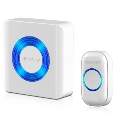 TeckNet WA678-White Plug-In Wireless Doorbell - безжичен звънец за входна врата (бял) 3