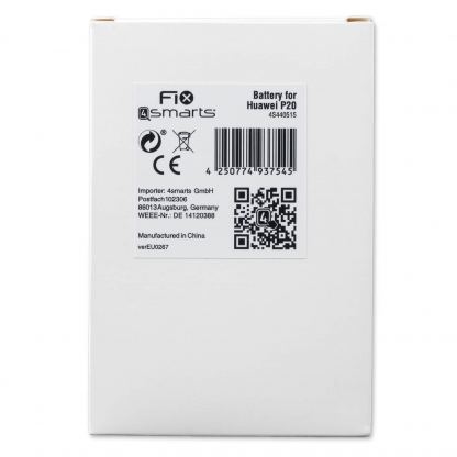 FIX4smarts Battery - качествена резервна батерия за Huawei P20 (3.82V, 3320mAh) 3