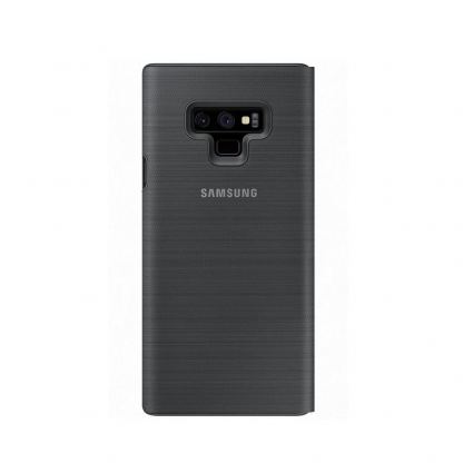 Samsung LED View Cover EF-NN960PBEGWW - оригинален кожен калъф през който виждате информация от дисплея за Samsung Galaxy Note 9 (черен) 2