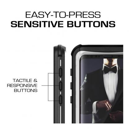 Ghostek Nautical IP68 Waterproof Case - ударо и водоустойчив кейс за Samsung Galaxy S9 (черен) 5